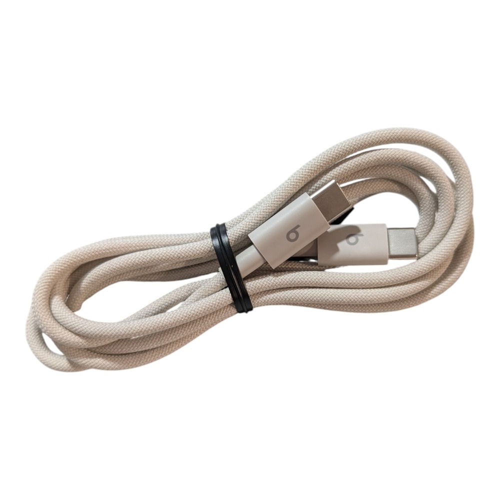 O8-Poly Beats‎ USB-C To USB-C Cable 1.5m Fast Charge Woven - Stone